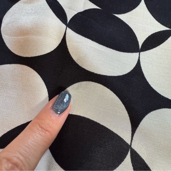 Vintage 90s/Y2K Moda International Geometric Mod Mini Skirt - Picture 7 of 7